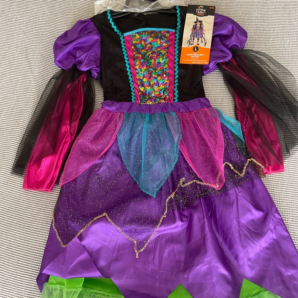 Costume, Girls, Large, Witch